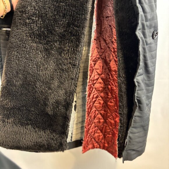 Vintage Sears Fashion Coat with Real Fur Collar and Union Label - Picture 6 of 10